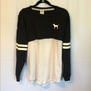 Pink Victoria’s Secret sweatshirt